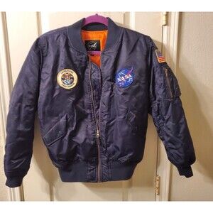 Bravo NASA Flight Jacket Size YM USA Great Condition *READ* for size information